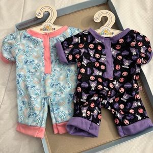 Build a bear workshop cinamonroll and kuromi  pajamas
